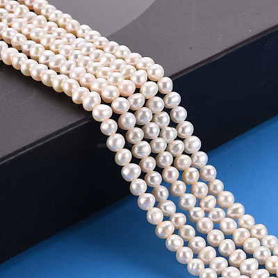 Natural Cultured Freshwater Pearl Beads Strands PEAR-R063-07A-1