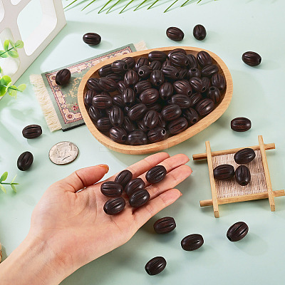 Wood European Beads WOOD-TA0003-09C-1