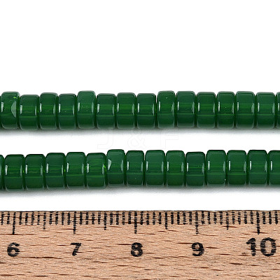 Imitation Jade Glass Beads Strands GLAA-N027-3x6mm-02-1