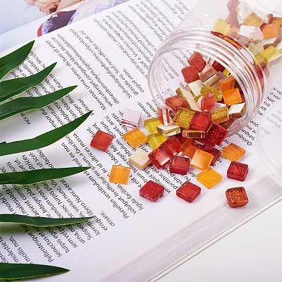 400Pcs 2 Styles Glass Cabochons GGLA-TA0001-09D-1