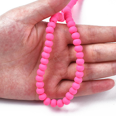 Handmade Polymer Clay Beads Strands X-CLAY-N008-053-09-1