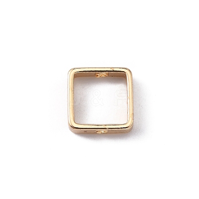 Brass Bead Frame KK-WH0062-06A-G-1