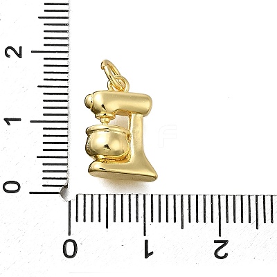 Brass Pendants KK-V002-25G-1