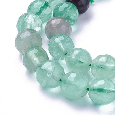 Natural Fluorite Beads Strands G-P430-17-D-1