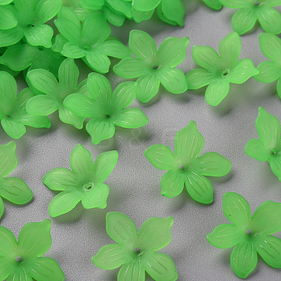 Frosted Acrylic Bead Caps MACR-S371-05A-734-1