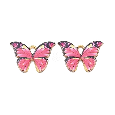 Alloy Enamel Pendants PALLOY-M200-01LG-E-1
