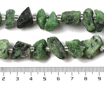 Natural Ruby in Zoisite Beads Strands G-Q023-A01-01-1