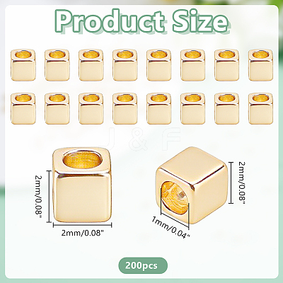 Brass Spacer Beads KK-HY0004-36A-1