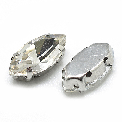 Sew on Rhinestone RGLA-T034-5x10mm-01-1