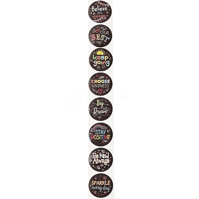 500Pcs Award Paper Self-Adhesive Stickers AJEW-S089-10B-1