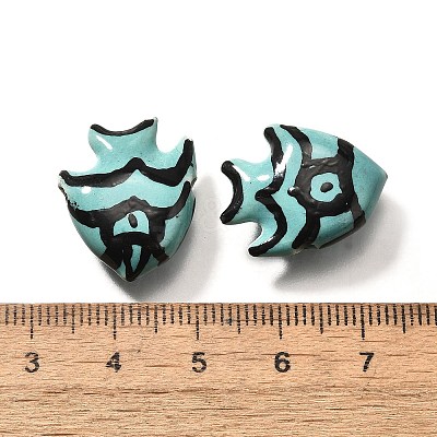 Handmade Porcelain Beads PORC-S002-02B-1
