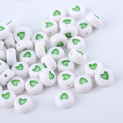 Opaque Acrylic Beads SACR-Q126-07I-1