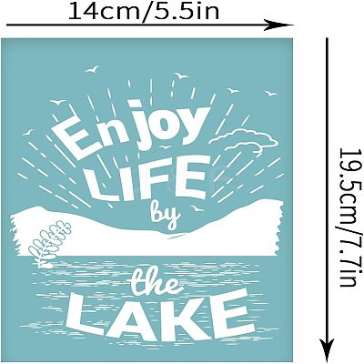 Self-Adhesive Silk Screen Printing Stencil DIY-WH0173-010-1