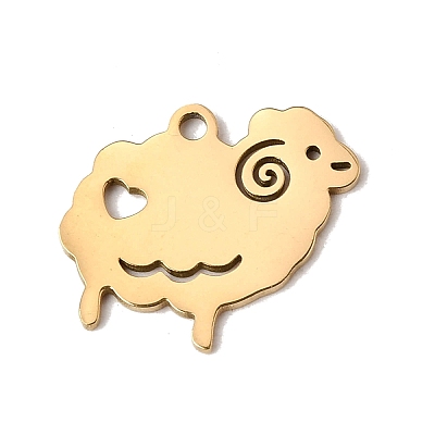 201 Stainless Steel Pendants SA-CBA5D64-09G-1