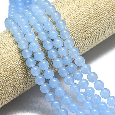 Natural Malaysia Jade Beads Strands G-L645-C01-8mm-21-1