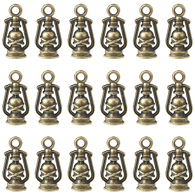 40Pcs Tibetan Style Zinc Alloy Pendants Sets TIBEP-SC0003-35AG-1