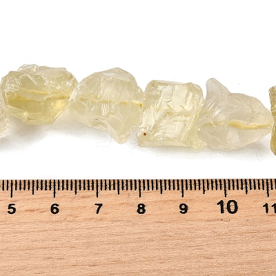 Natural Lemon Quartz(Heated) Beads Strands G-S386-C17-1