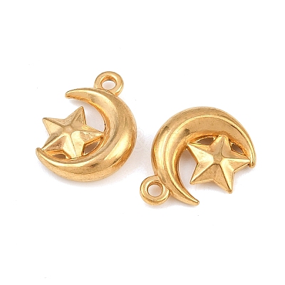 201 Stainless Steel Pendants STAS-D210-03B-G-1