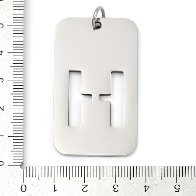 304 Stainless Steel Pendants STAS-M115-01P-H-1