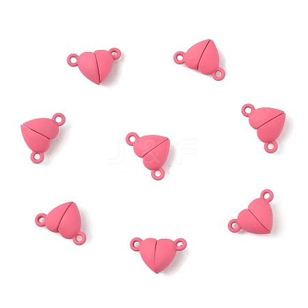 10 Sets Alloy Magnetic Clasps with Loops FIND-LP0004-76B-1