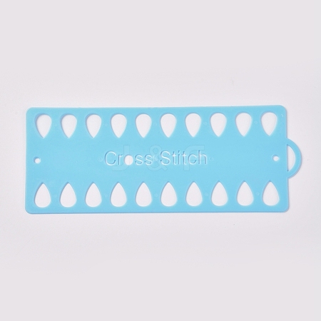 Plastic Embroidery Thread Plate DIY-WH0152-21A-1