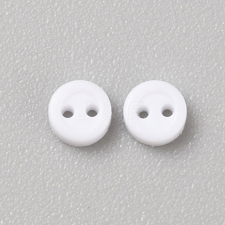 Resin Tiny Button FIND-WH0260-26A-1