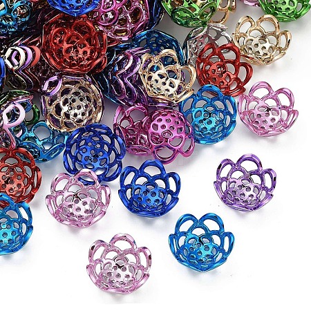 UV Plated ABS Bead Caps OACR-D316-04C-1