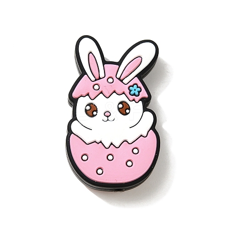 Easter Themed Silicone Focal Beads SIL-L006-A03-1