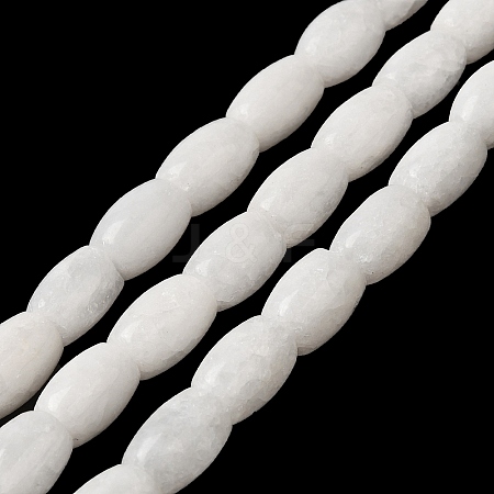Natural Dyed White Jade Beads Strands G-M402-A01-11-1