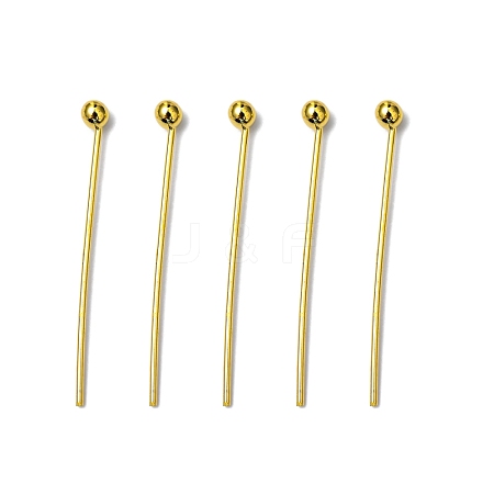 Brass Ball Head Pins X-KK-R020-04G-1