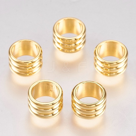 201 Stainless Steel Beads X-STAS-G173-01G-B-1
