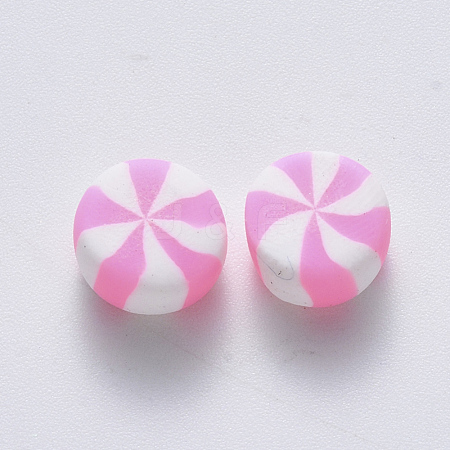 Handmade Polymer Clay Beads CLAY-R084-01H-1