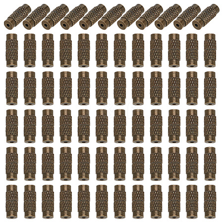 100Pcs Brass Screw Clasps KK-GO0002-06AB-1