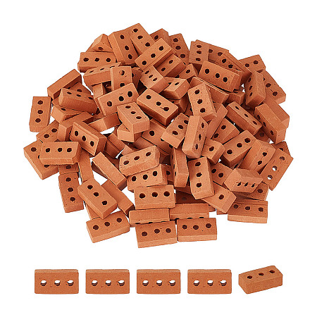 GOMAKERER 150Pcs Mini Ceramic Bricks AJEW-GO0001-82-1