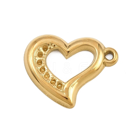 304 Stainless Steel Pendant Rhinestone Settings SA-CBA038A-01D-G-1