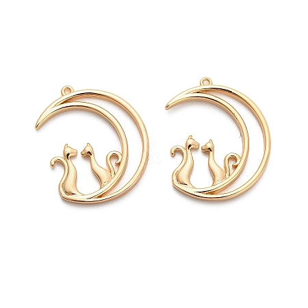Brass Pendants KK-C130-01G-1