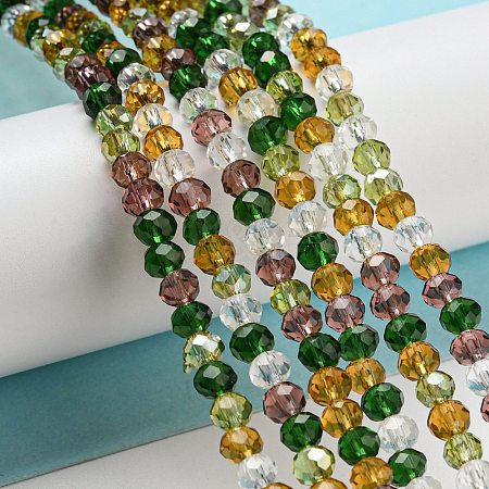 Glass Beads Strands EGLA-A034-M4mm-26-1