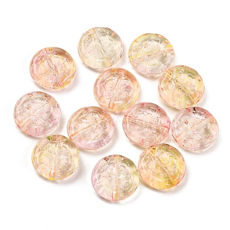 370Pcs Two Tone Transparent Acrylic Beads MACR-K359-27C-1