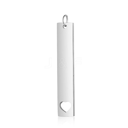 Anti-Tarnish 304 Stainless Steel Pendants STAS-I311-13P-1