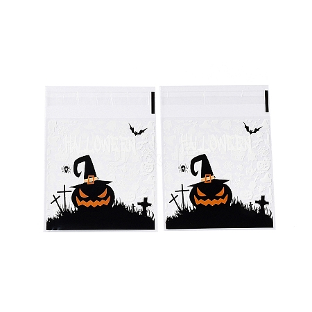 Halloween Theme Plastic Bakeware Bag OPP-Q004-01H-1