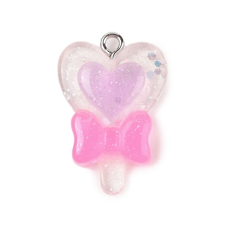 Opaque Resin Pendants RESI-S06-04A-1