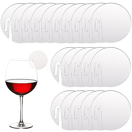 SUNNYCLUE 20Pcs Acrylic Wine Glass Charms AJEW-SC0001-57C-1
