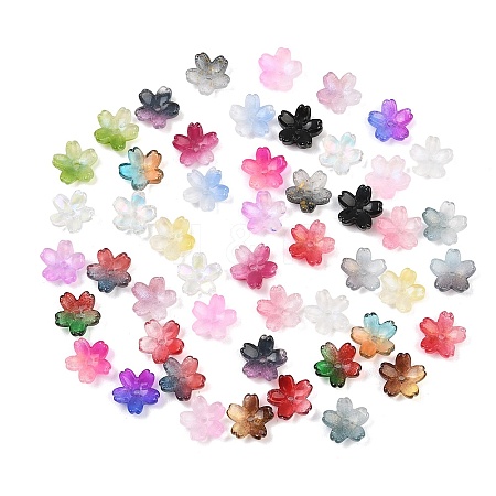 Transparent Handmade Lampwork Beads LA-CBA5F4F-03-1