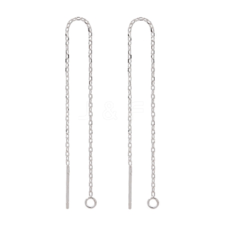 925 Sterling Silver Ear Stud Findings STER-I014-04S-1