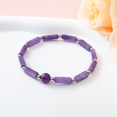 Natural Amethyst Stretch Bracelet DP3019-10-1