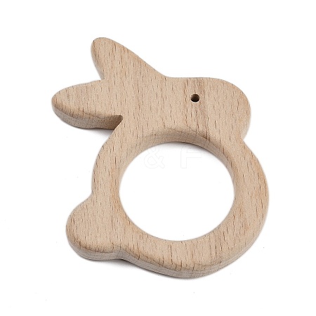 Natural Beech Wooden Baby Teething Toys WOOD-U003-12-1