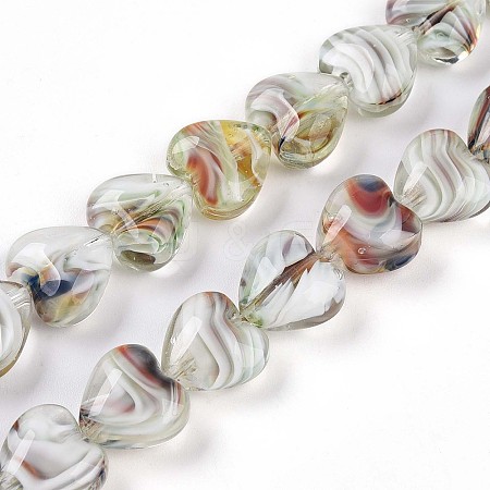 Millefiori Glass Beads Strands X-GLAA-T023-34J-1