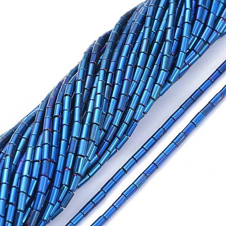 Electroplate Glass Beads Strands EGLA-K014-B-FP08-1
