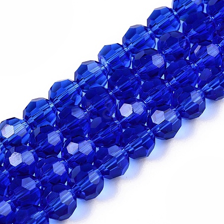 Transparent Glass Beads LS-EGLA-A035-T6mm-D21-1