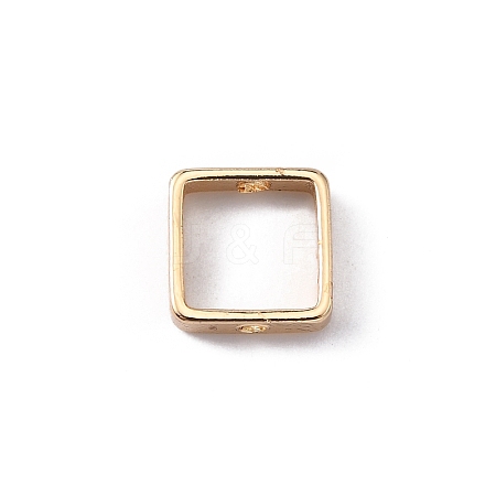Brass Bead Frame KK-WH0062-06A-G-1